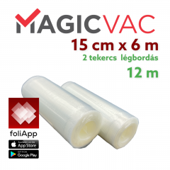 Magic Vac® Légbordás Vákuumfólia 15x600 cm (2 tekercs/csom)